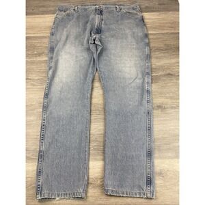 Wrangler Jeans Men's 42x34 Fits 42x31 Blue 13MWZRO Cowboy Cut Western Denim-